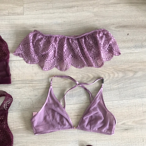 NWT 6 purple Victoria secret bralettes - Picture 4 of 5